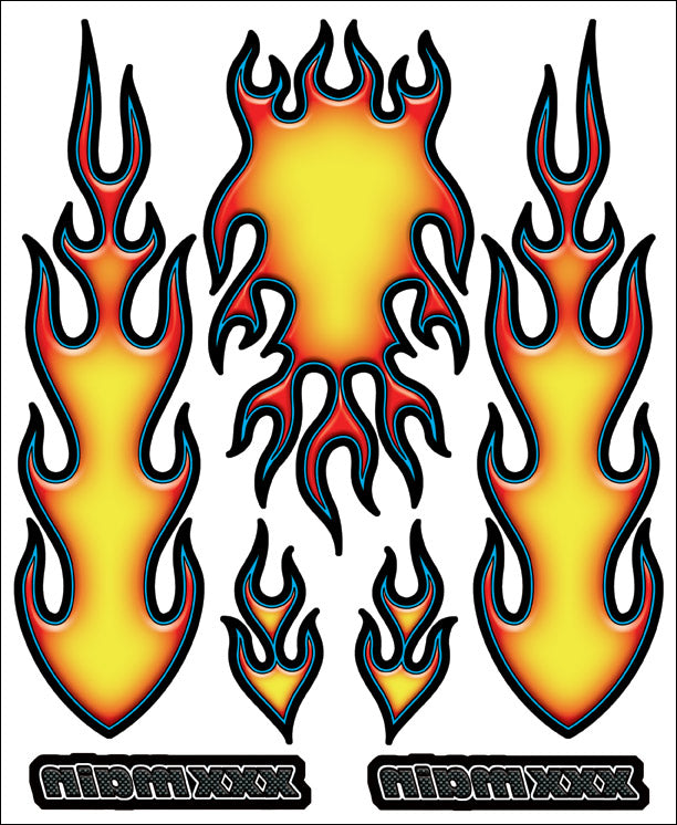 XXX Main Racing Fire Internal Graphic  R004