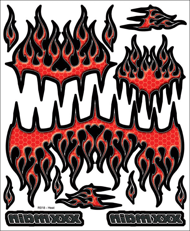 XXX Main Racing Heat Internal Graphic  R018