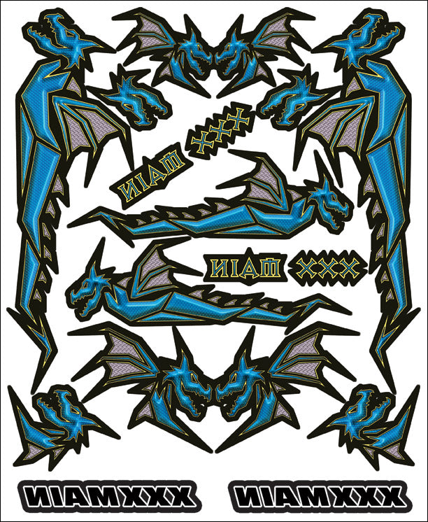XXX Main Racing Dragon's Wrath Internal Graphic R019